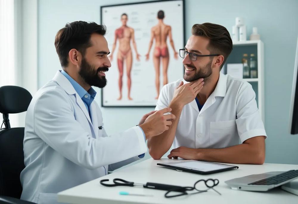 dermatology examination